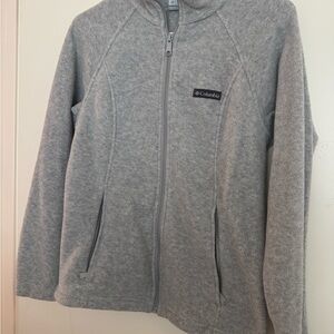 Columbia Light Gray Fleece Jacket